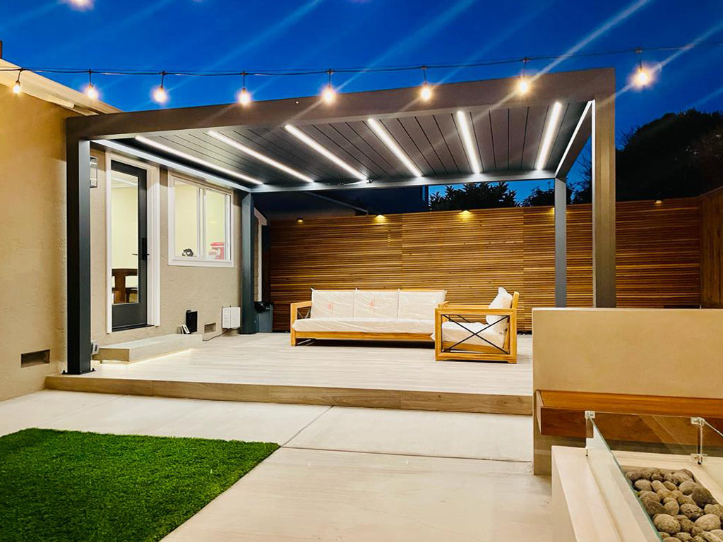 SolZen Aluminum Louvered Pergola