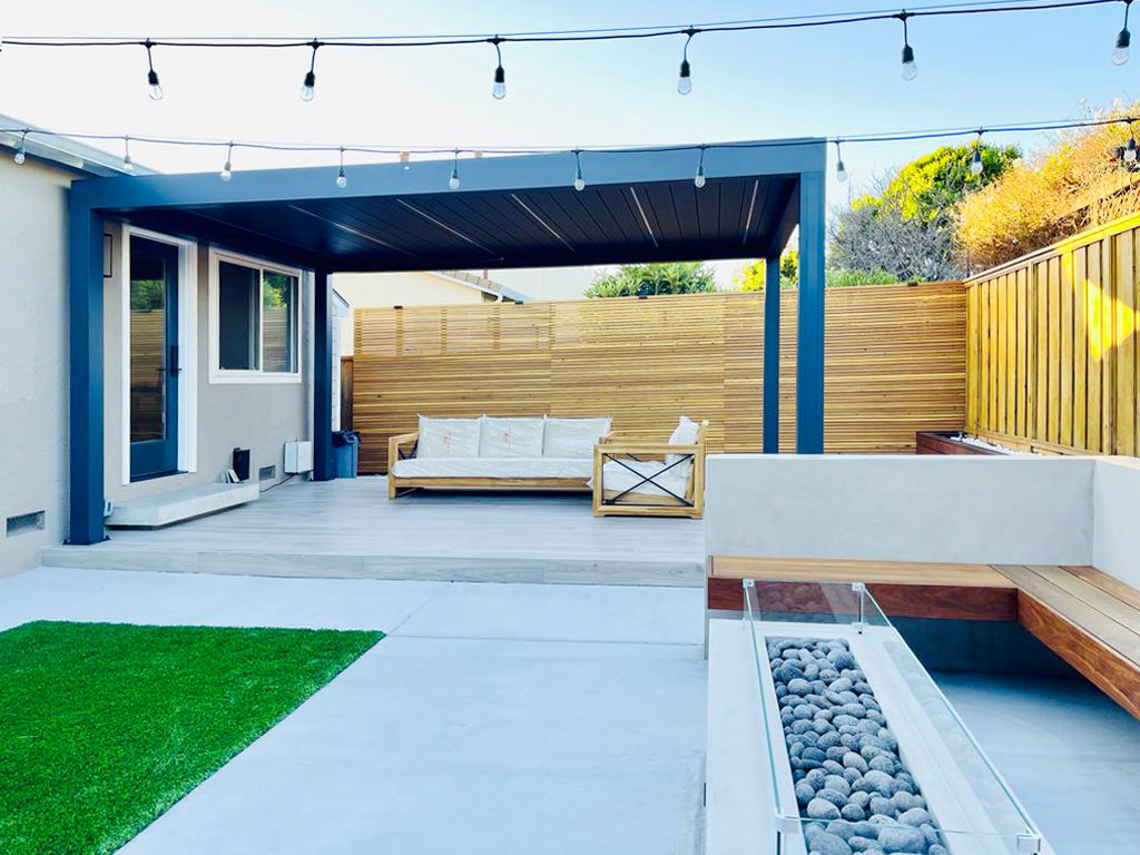 SolZen Aluminum Louvered Pergola