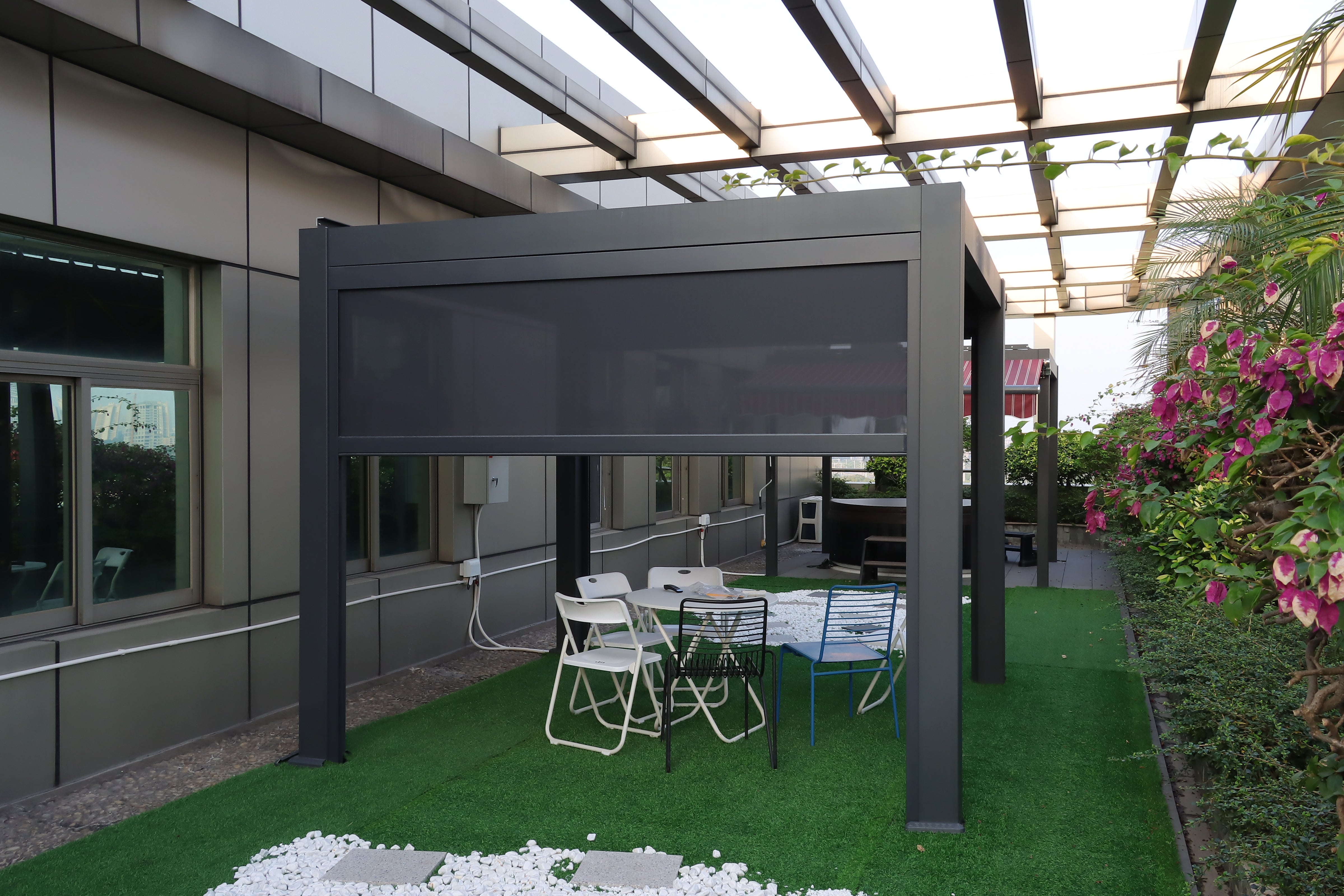 SolShade Aluminum Louvered Pergola Kit