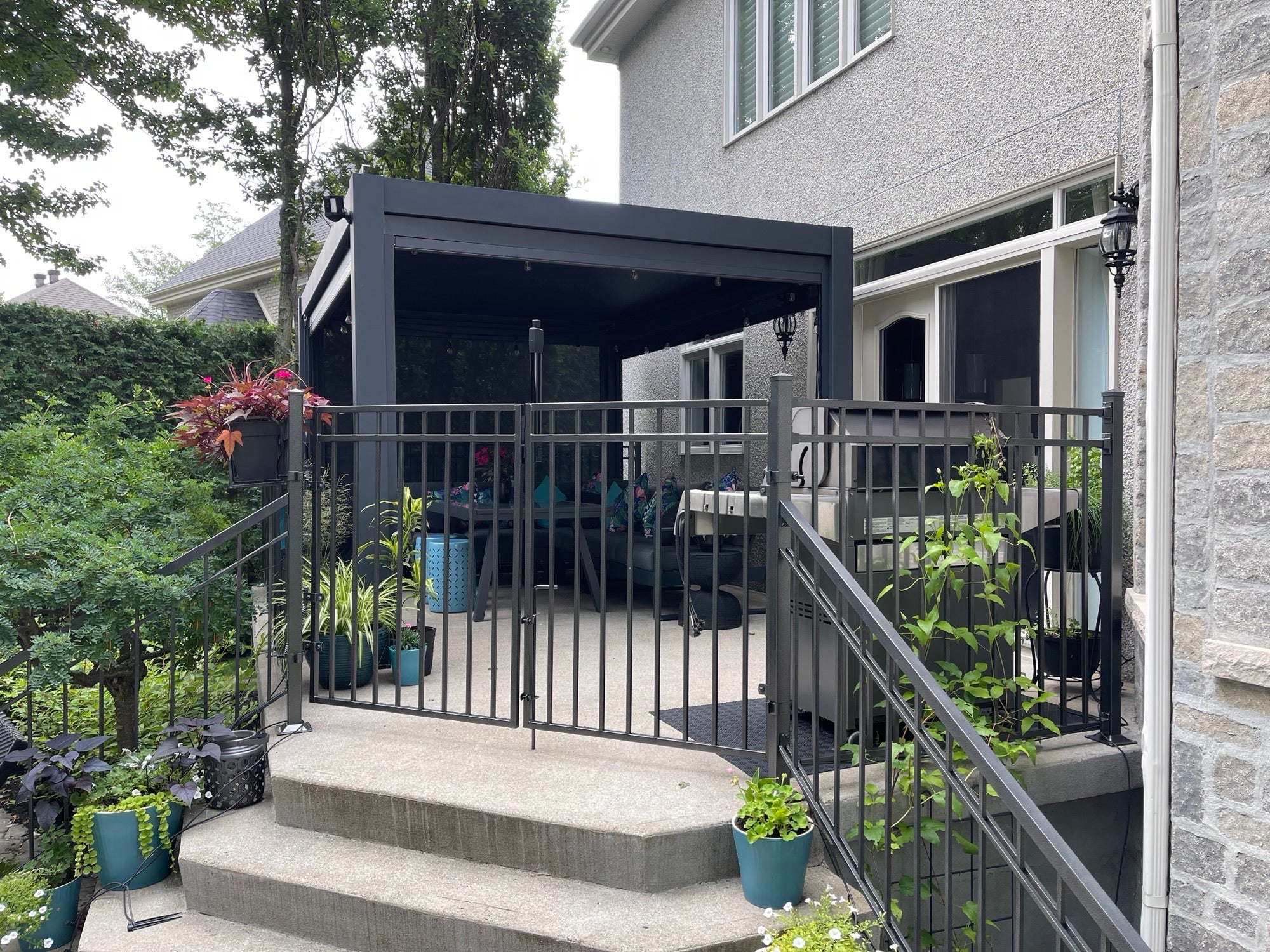 SolShade Aluminum Louvered Pergola Kit
