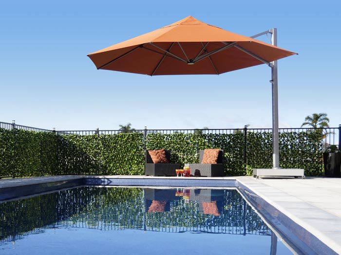 8 x 11 rectangular patio umbrella sunbrella California Umbrella 11 ft. Rectangular Aluminum Market Umbrella Tuscan