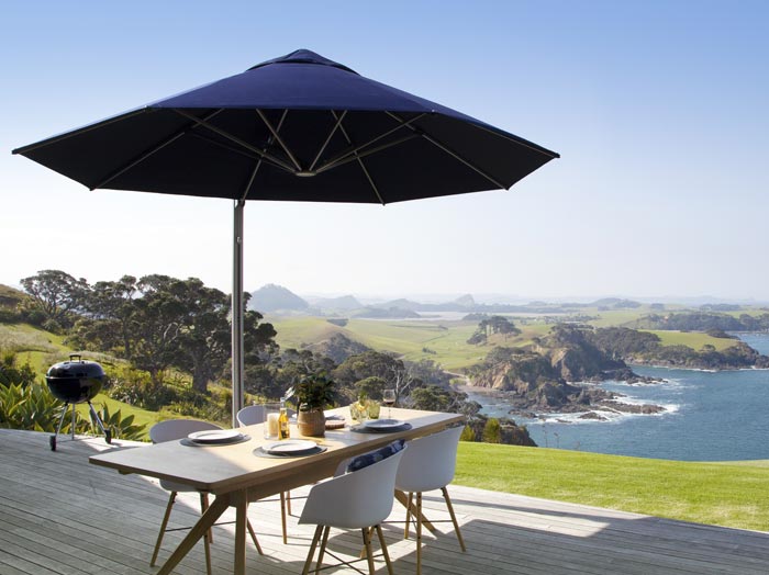 citrine patio umbrella ShadowSpec Serenity Cantilever Umbrella
