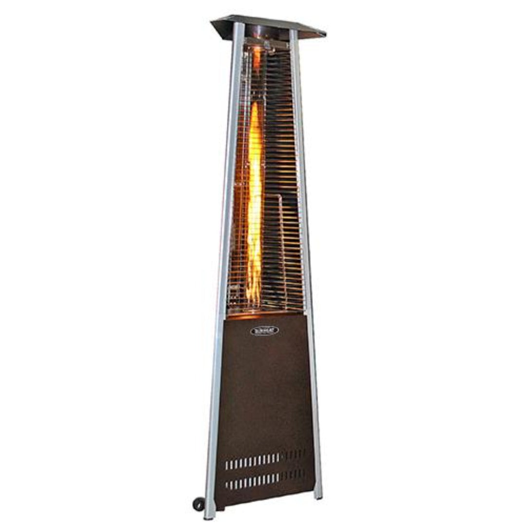 Original SUNHEAT Triangle Patio Heater - Golden Hammered
