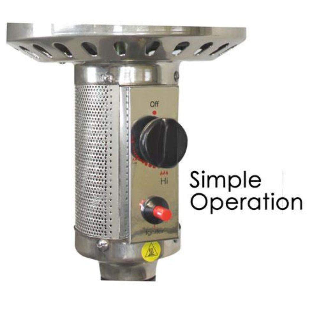 Umbrella Propane Patio Heater Burner Control