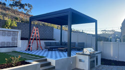 SolLux Aluminum Louvered Pergola