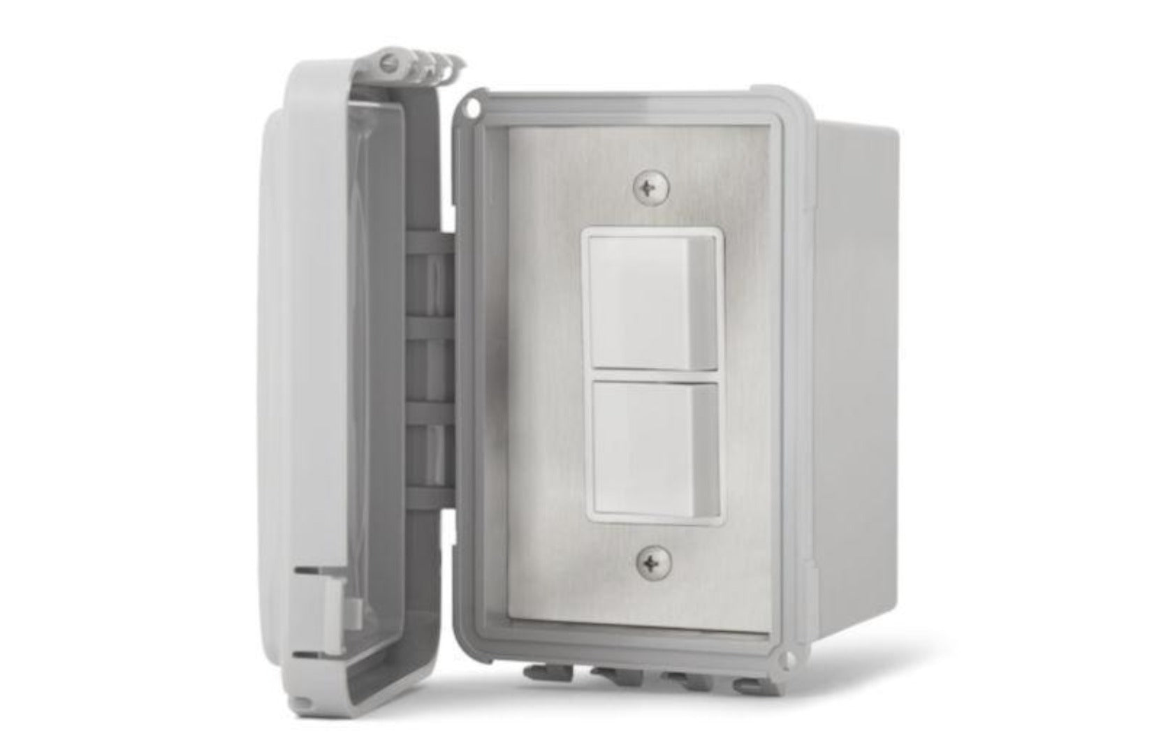 Infratech Duplex/Stack Switch Single Surface Mount with Weatherproof Cover